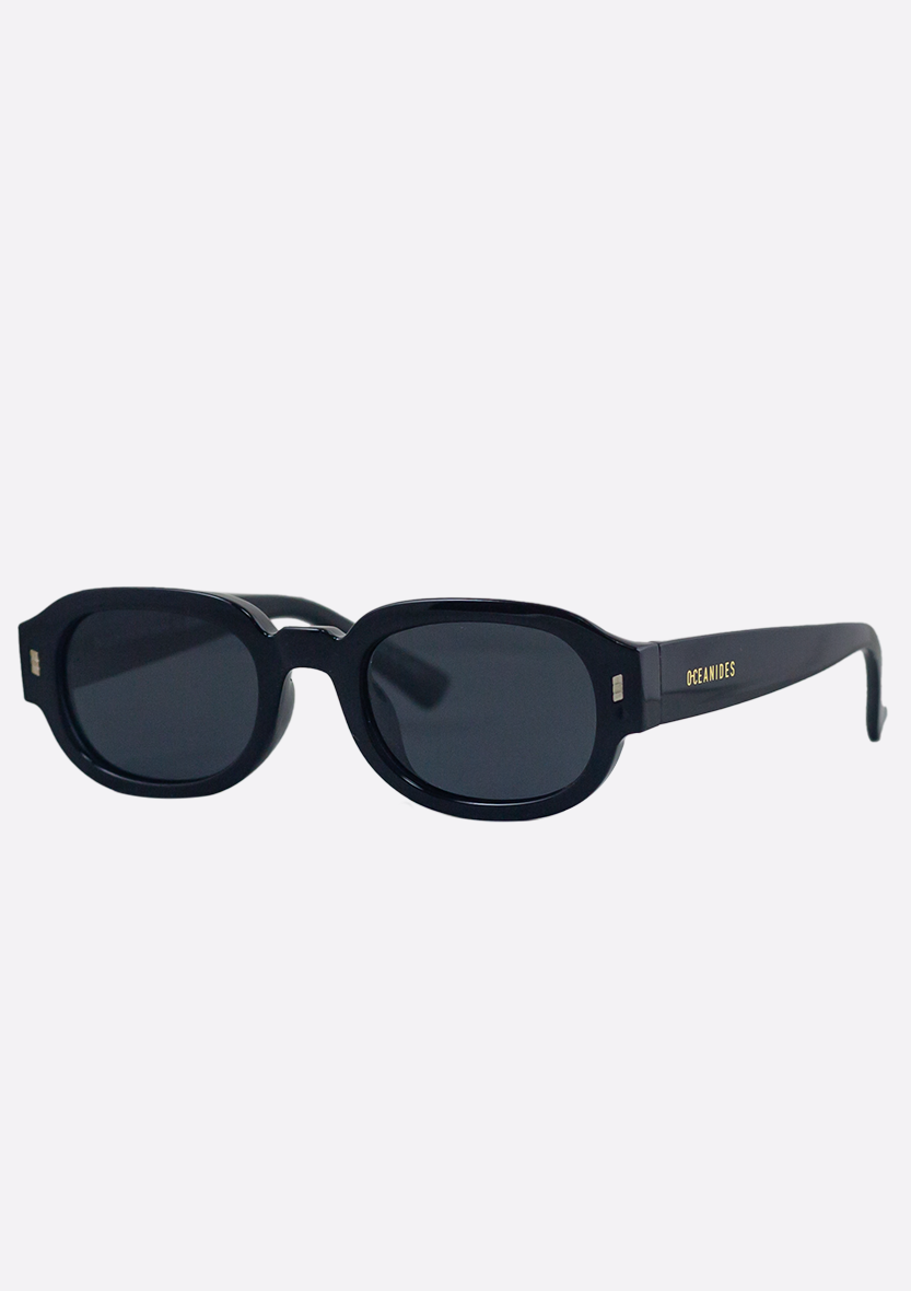 Melibea Shiny Black Sunglasses