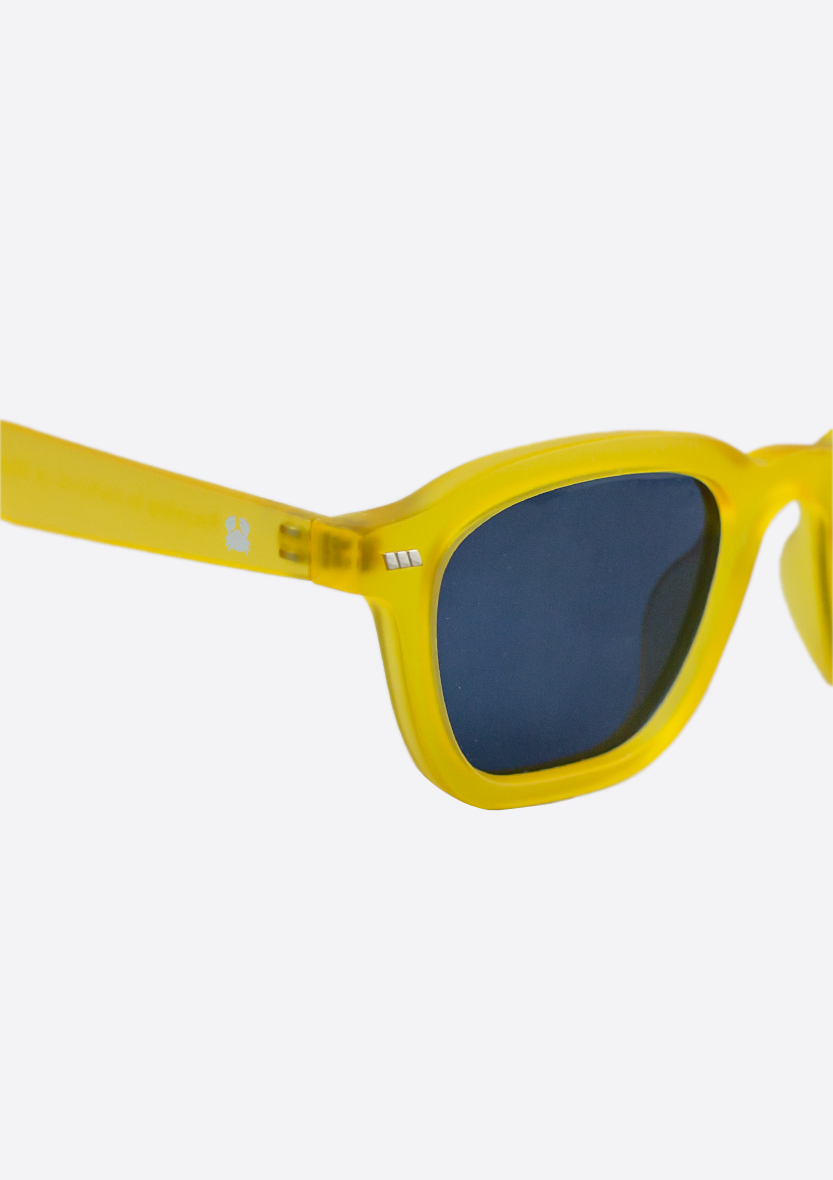 Neda Yellow Frosted Sunglasses