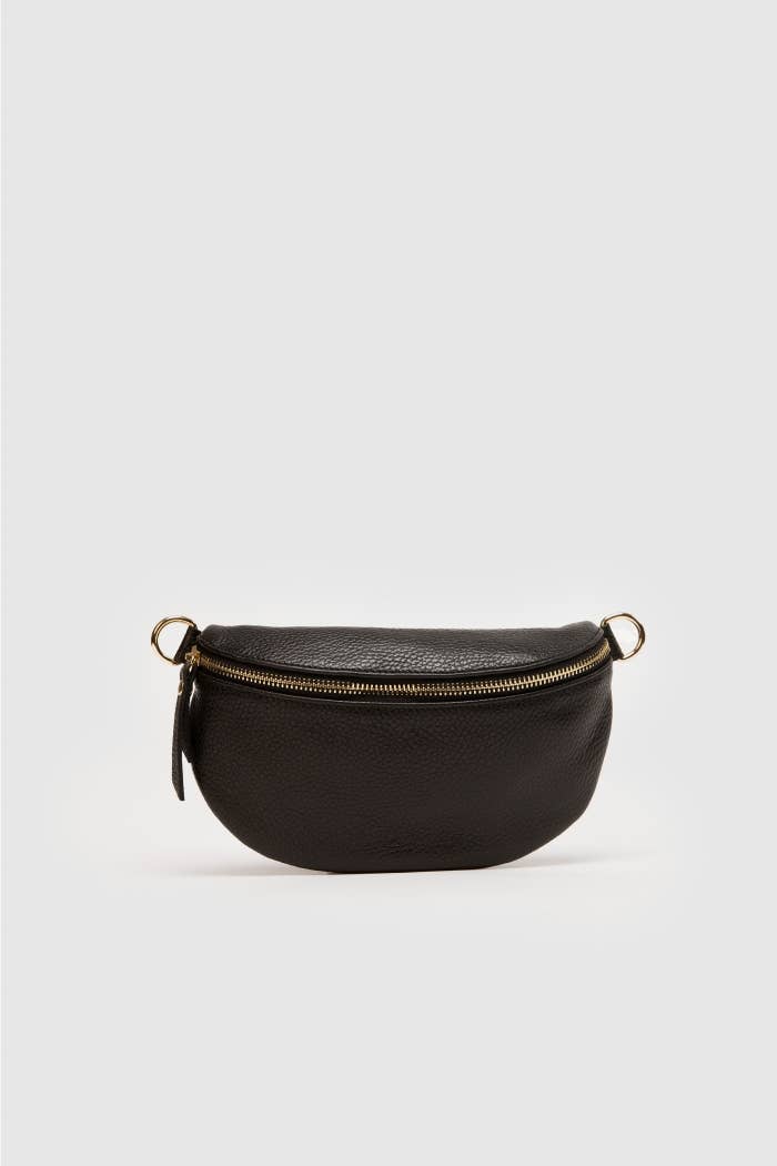 Leather Fanny Pack Crossbody Bag