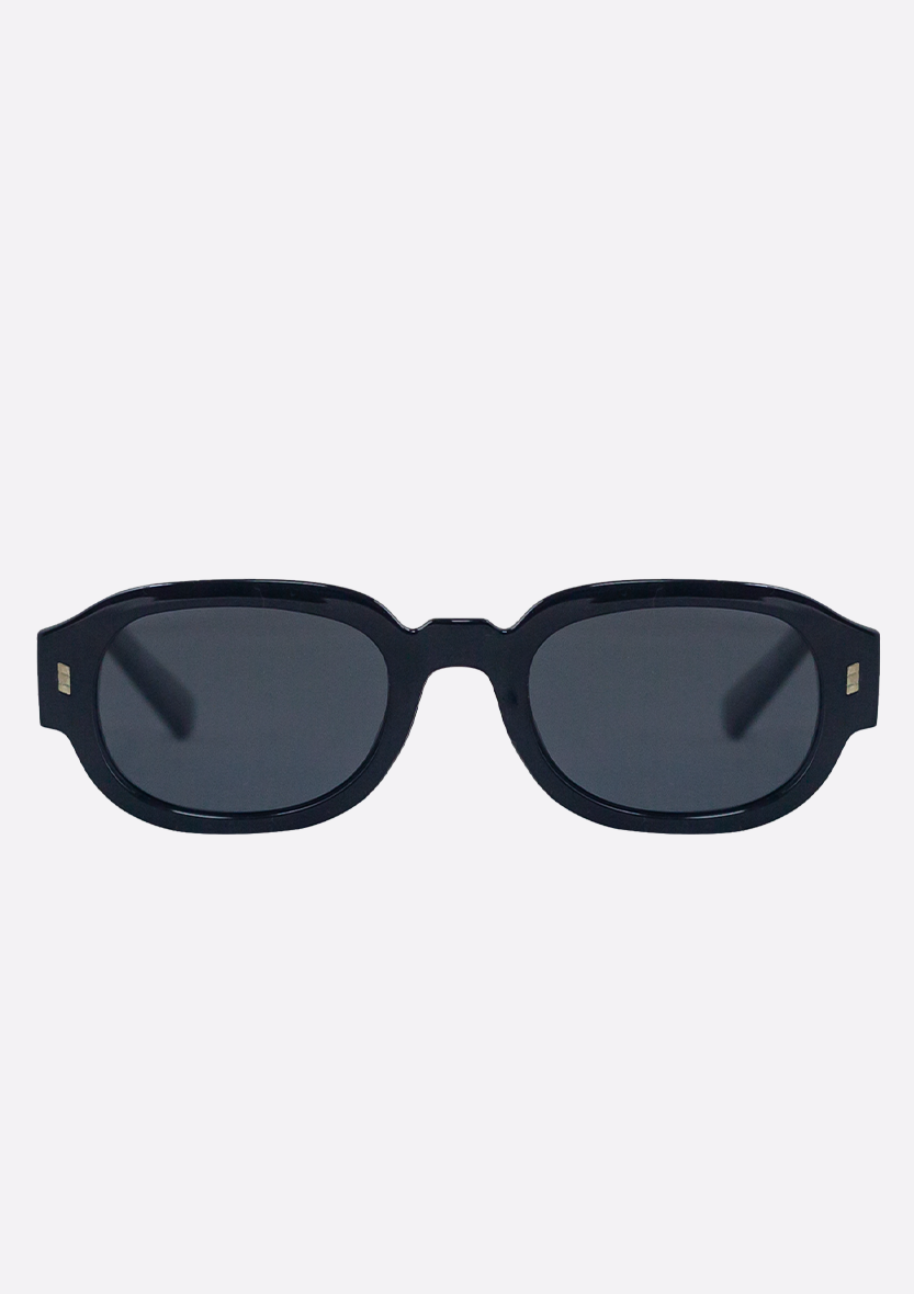 Melibea Shiny Black Sunglasses