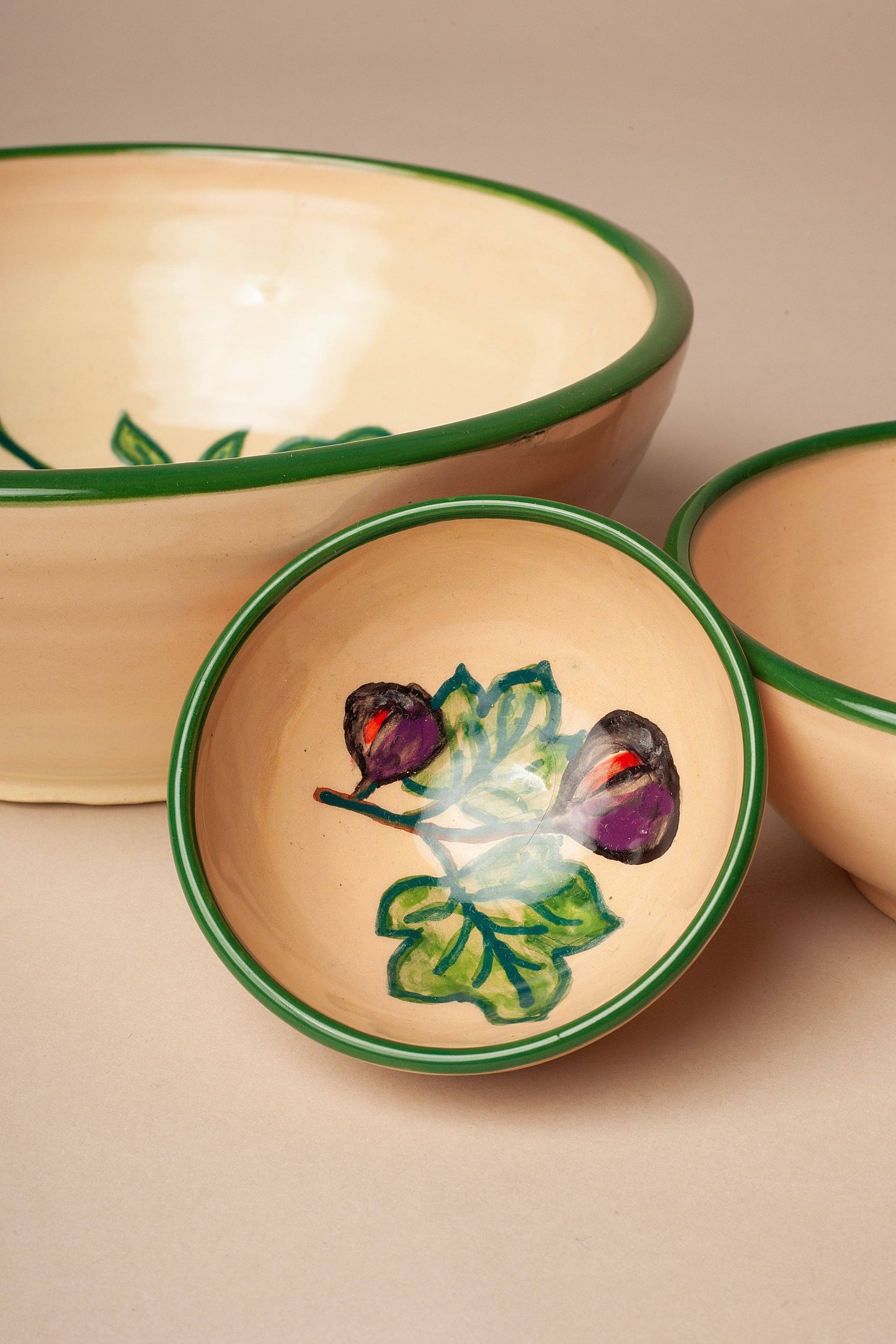 Huerta Stamped Ceramic Bowl