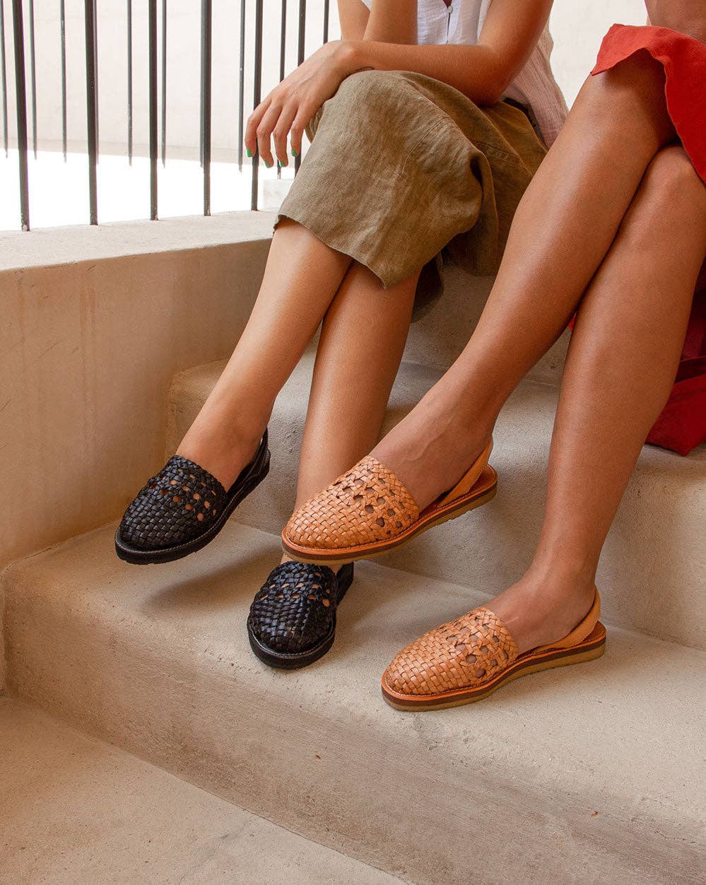 Malinche - Menorquina Sandal in Brown Leather