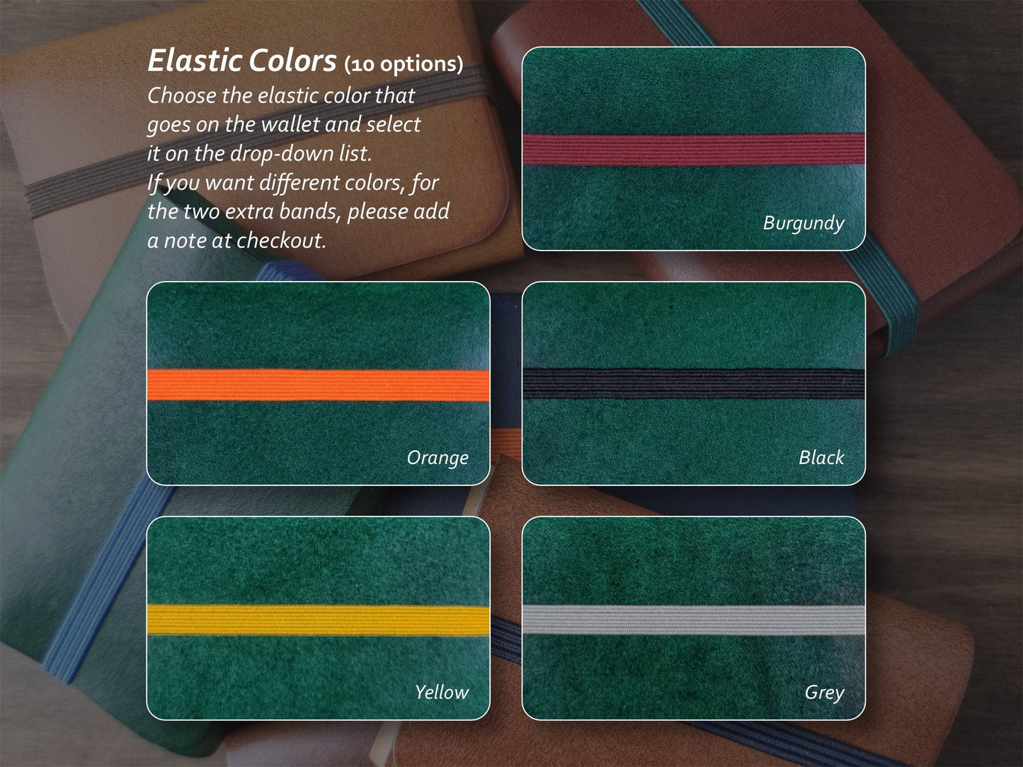 Alpine Green Leather Wallet - Minimalist