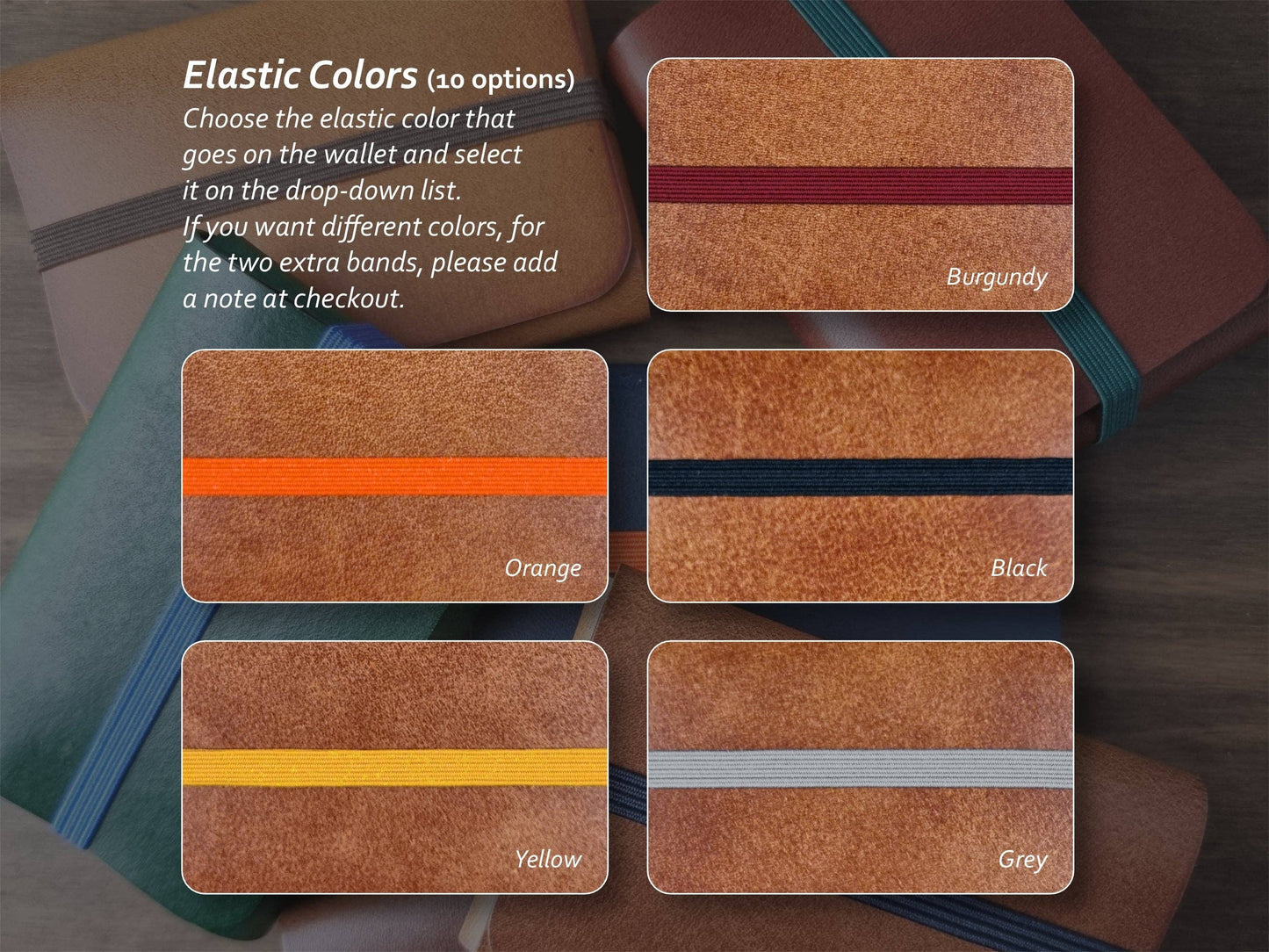 Camel Brown Leather Wallet