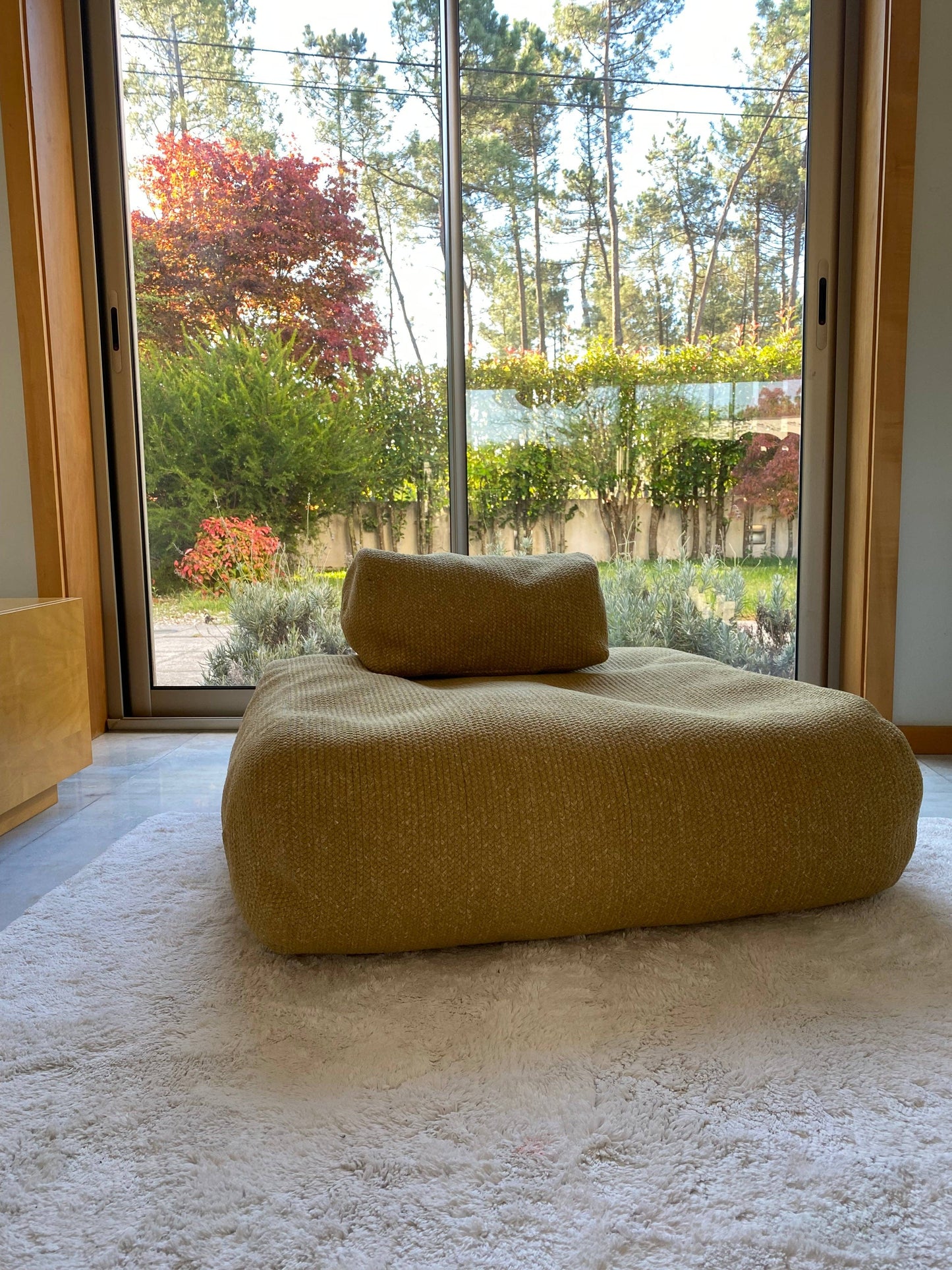 Dune Textile Pouf and Cushion Darono