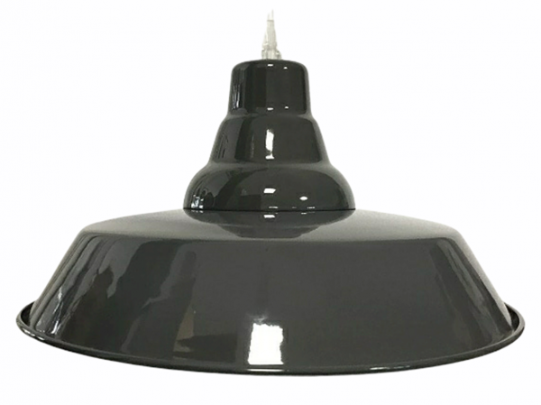 Luminária pendente industrial esmaltada