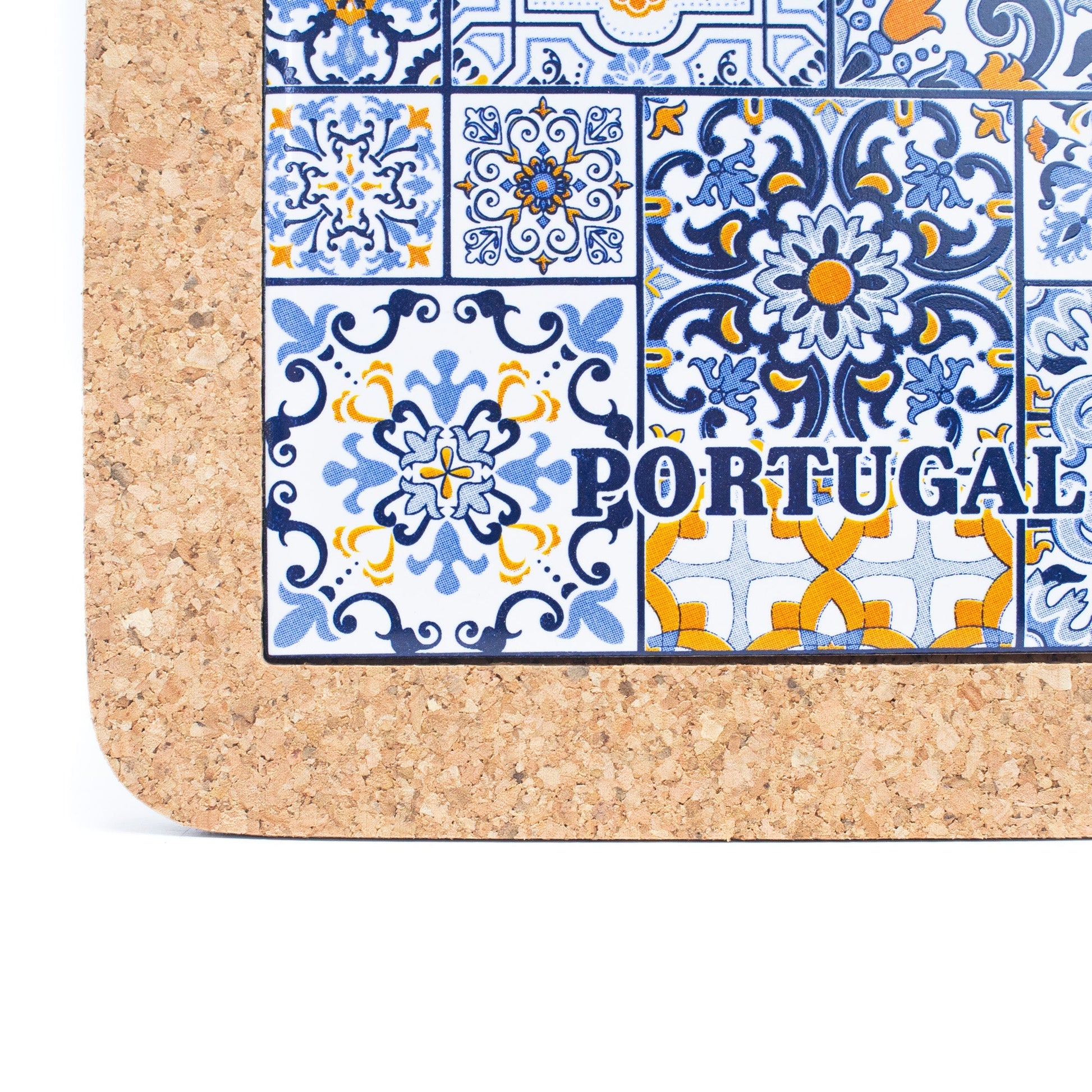 Cork Trivet with Portuguese Azulejo Print - L852 (Set of 5 units) | Trivets | Iberica - Pretty things from Portugal