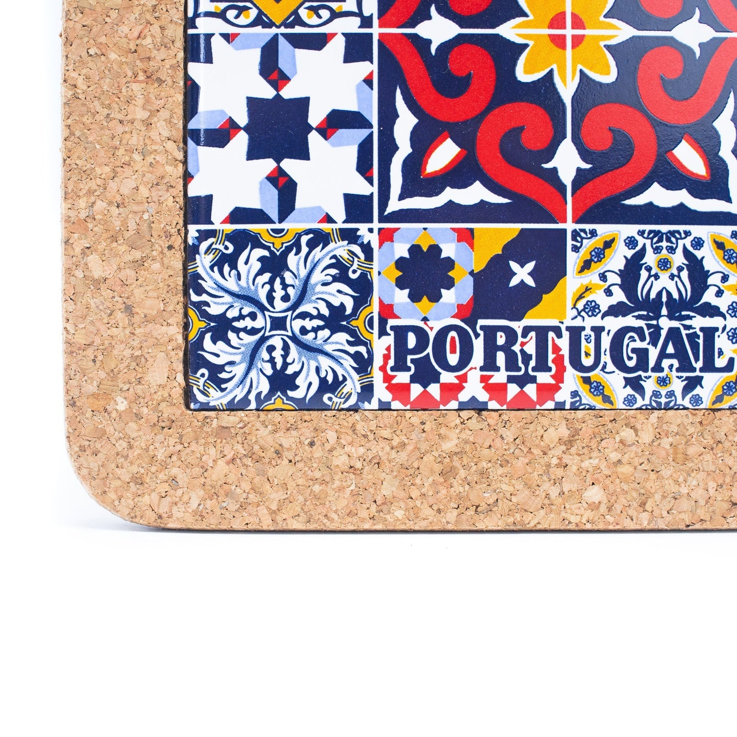 Cork Trivet with Portuguese Azulejo Print - L851 Set of 5(5units) | Trivets | Iberica - Pretty things from Portugal