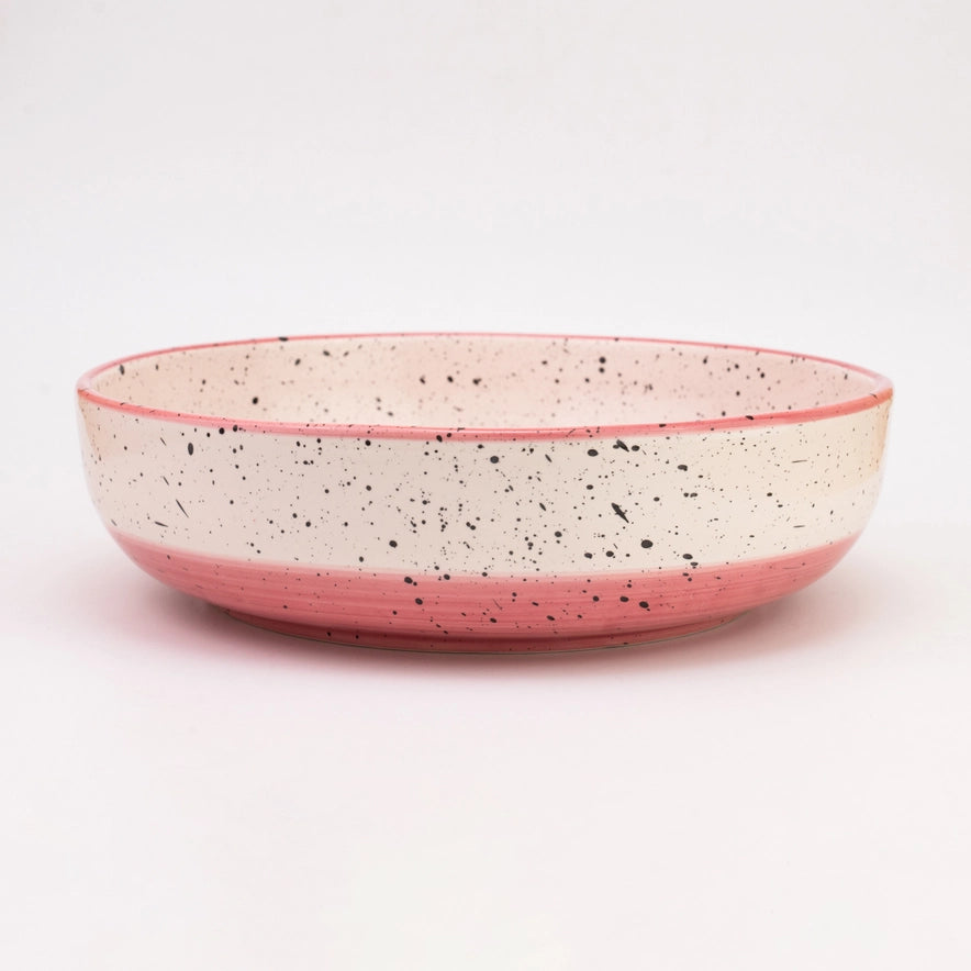 3 types of rose salad bowl with white background