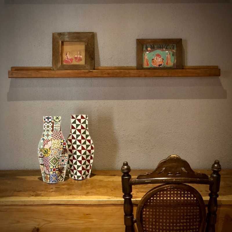Tiles Cotton Flower Vase