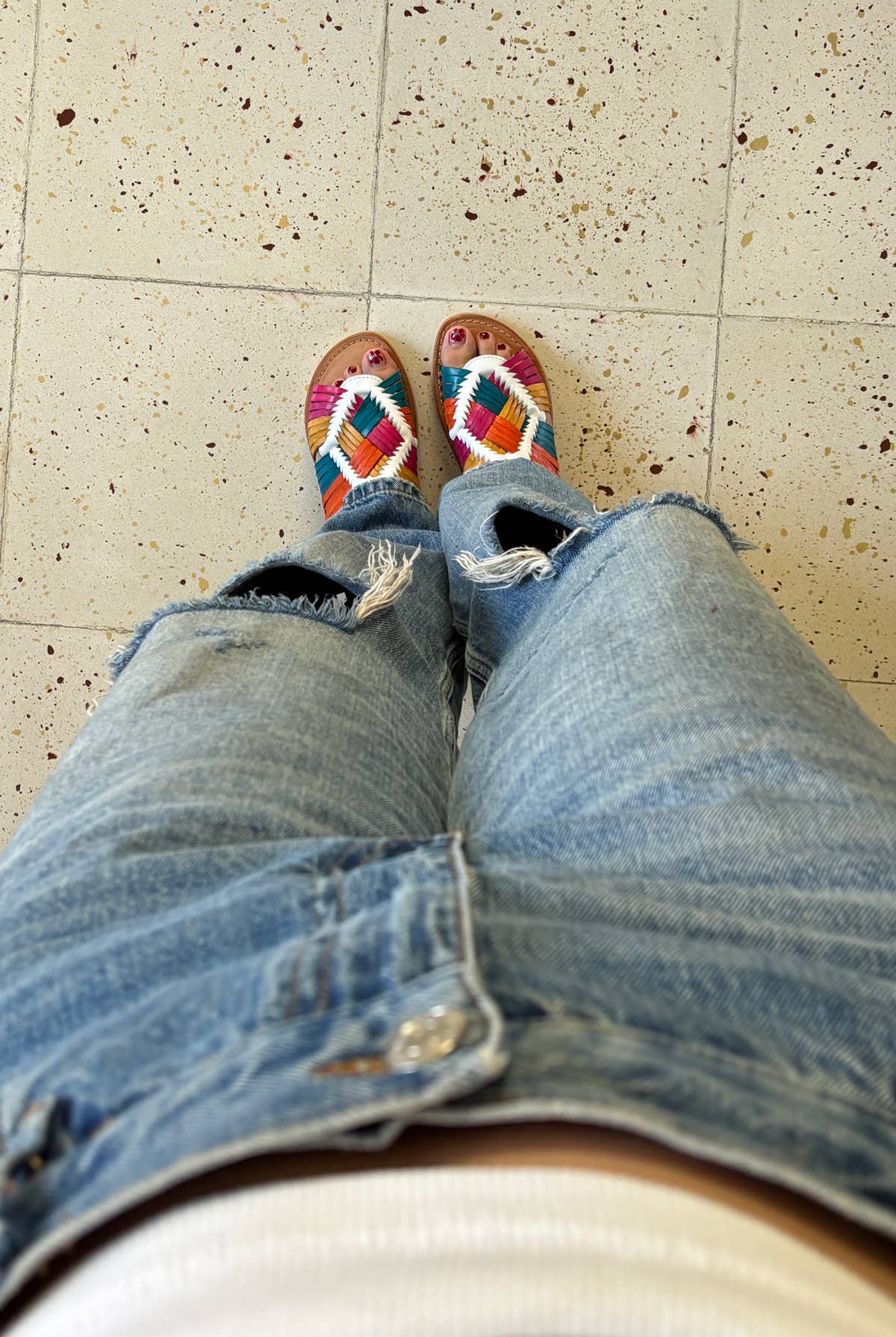 Alebrije - Brightly Coloured Huarache Sandal