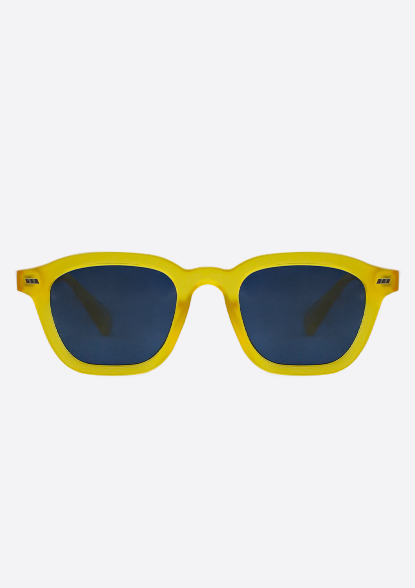 Neda Yellow Frosted Sunglasses