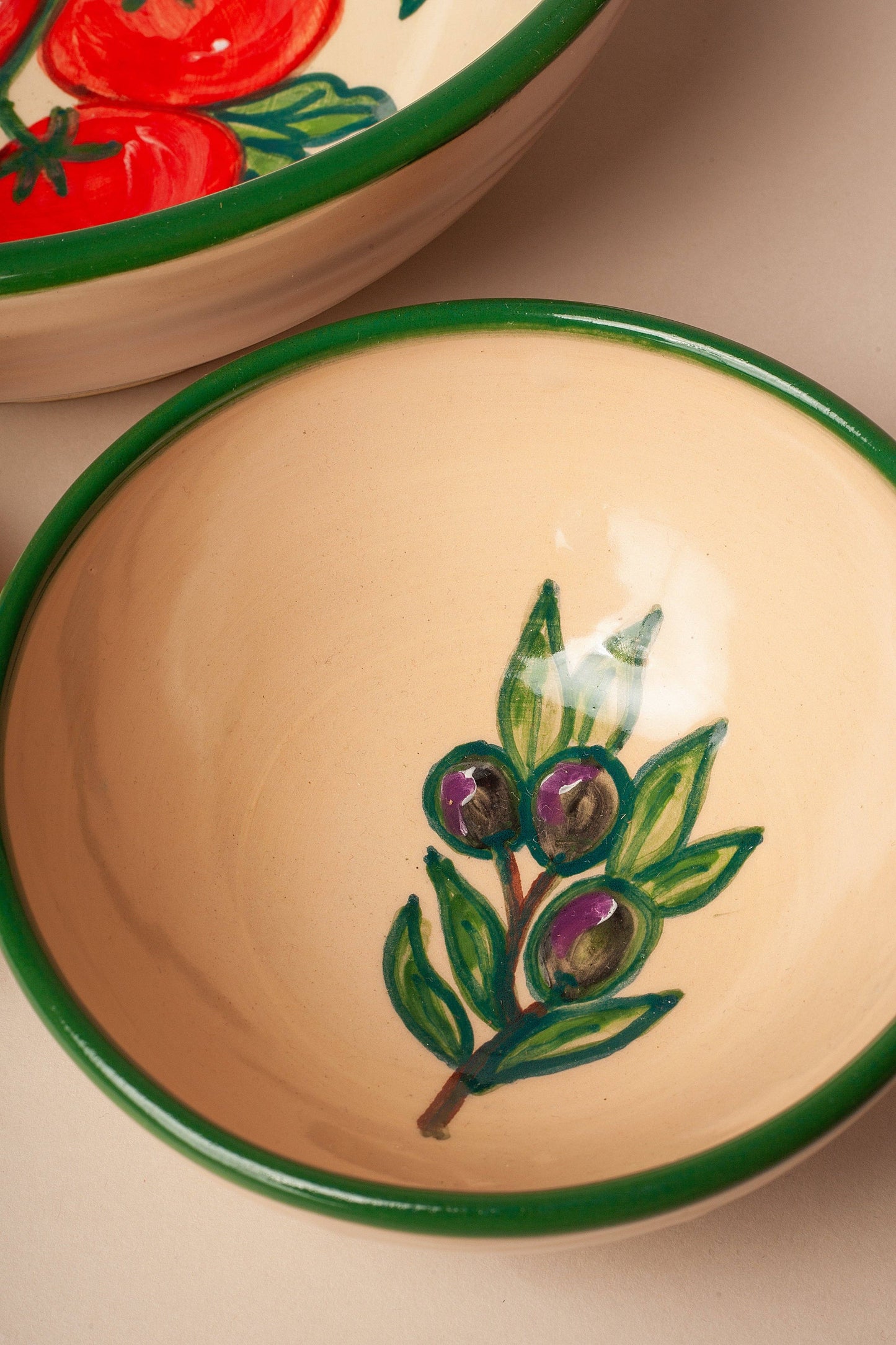 Huerta Stamped Ceramic Bowl