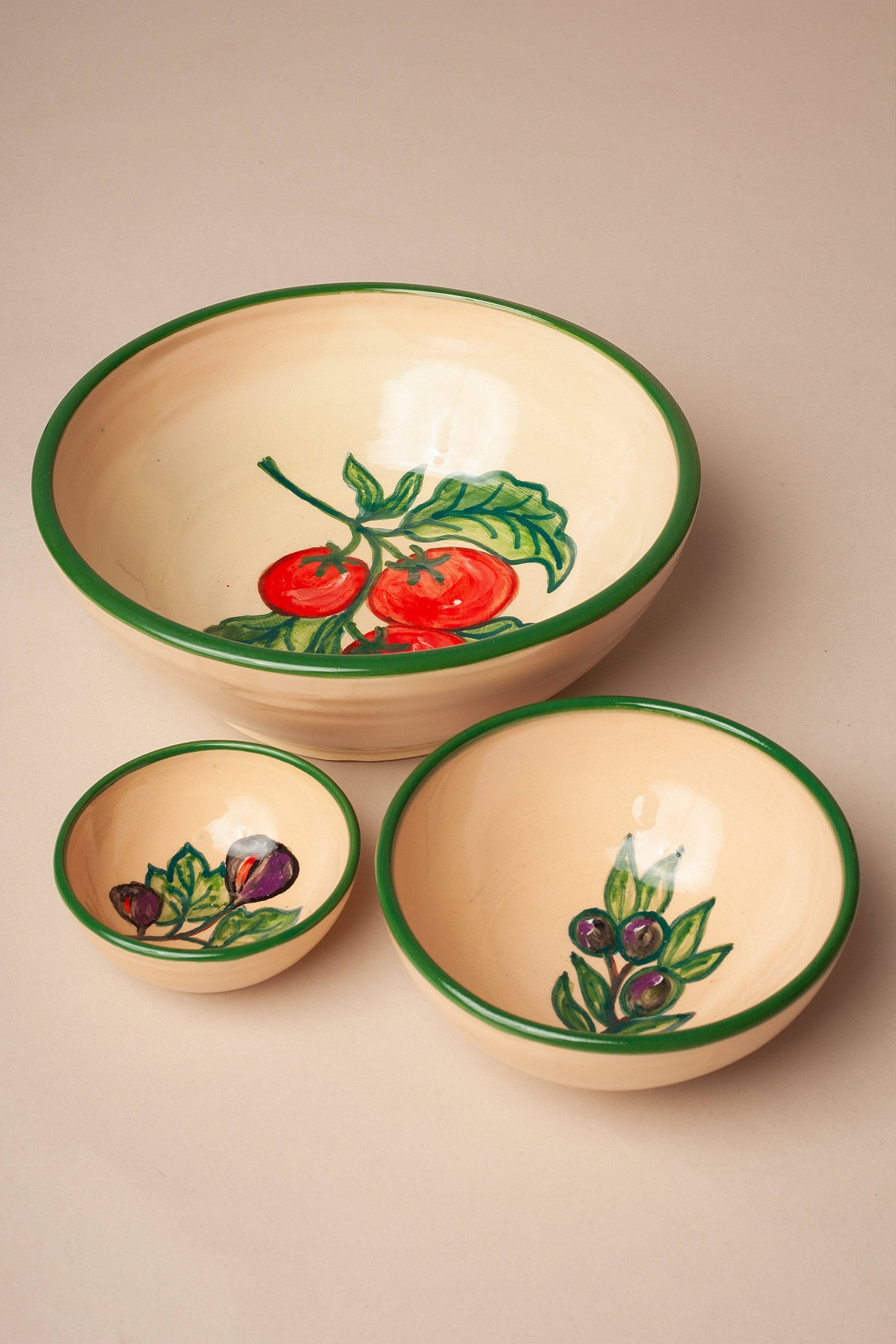 Huerta Stamped Ceramic Bowl