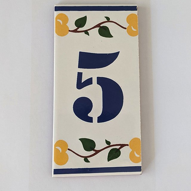 Ceramic Number Tiles "Luso" | Iberica - Pretty things from Portugal