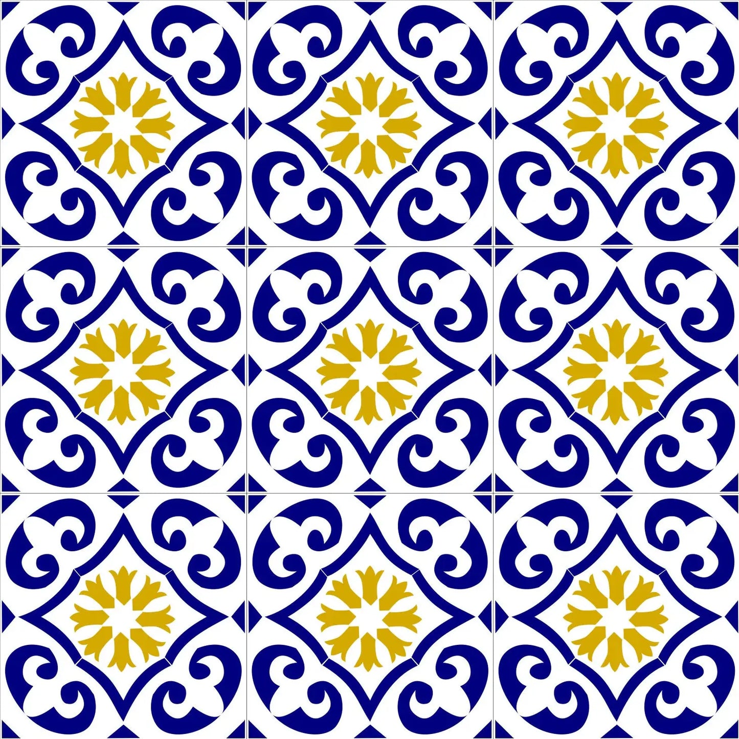 Portuguese handpainted ceramic tiles, 14cm | Ceramics | Iberica - Pretty things from Portugal