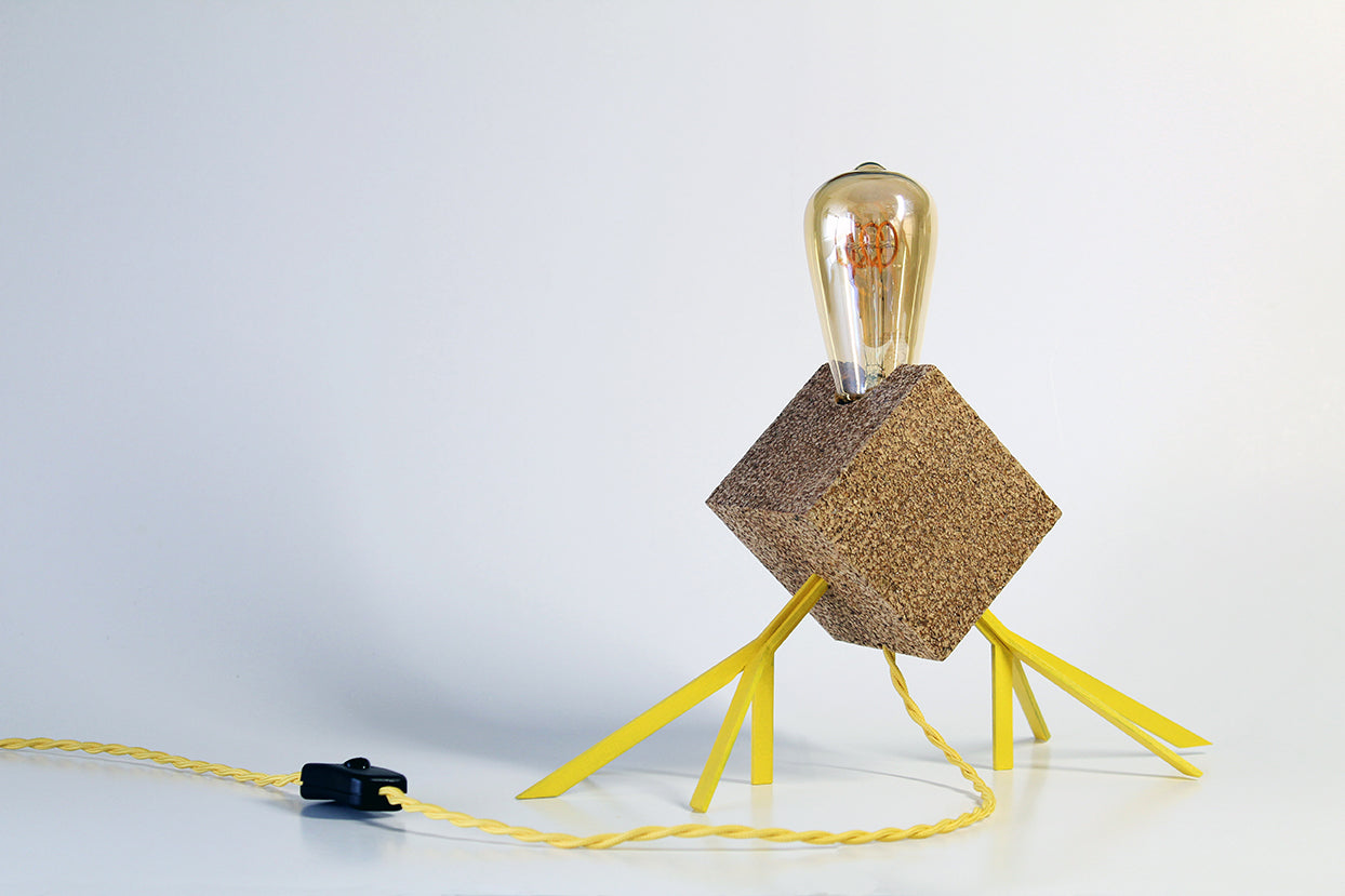 Agaphanto E.T. cork material table lamp | Lamps | Iberica - Pretty things from Portugal