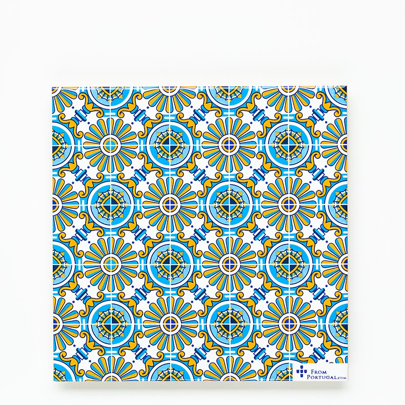 Ceramic coaster 15cm - Azulejo 07 | Coasters | Iberica - Pretty things from Portugal