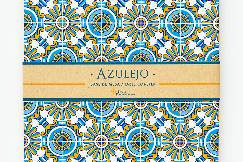 Ceramic coaster 15cm - Azulejo 07 | Coasters | Iberica - Pretty things from Portugal