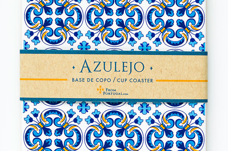 Ceramic drinks coaster 11cm - Azulejo 01 | Coasters | Iberica - Pretty things from Portugal