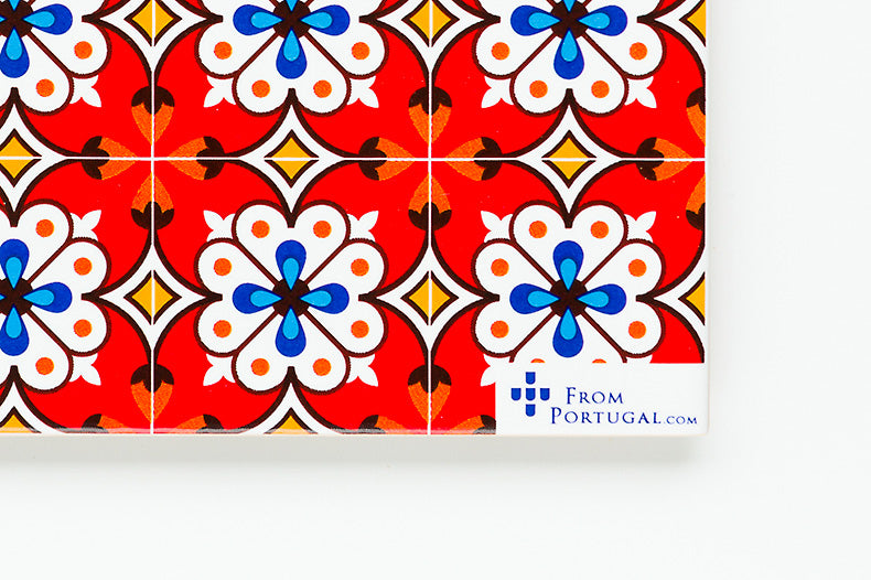 Ceramic drinks coaster 11cm - Azulejo 14 | Coasters | Iberica - Pretty things from Portugal