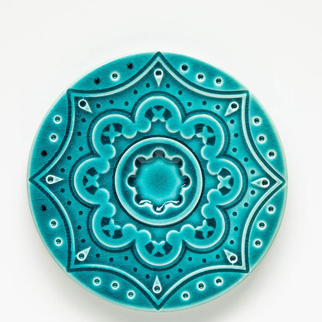 Glazed Cup Coaster with Cork | Iberica - Pretty things from Portugal