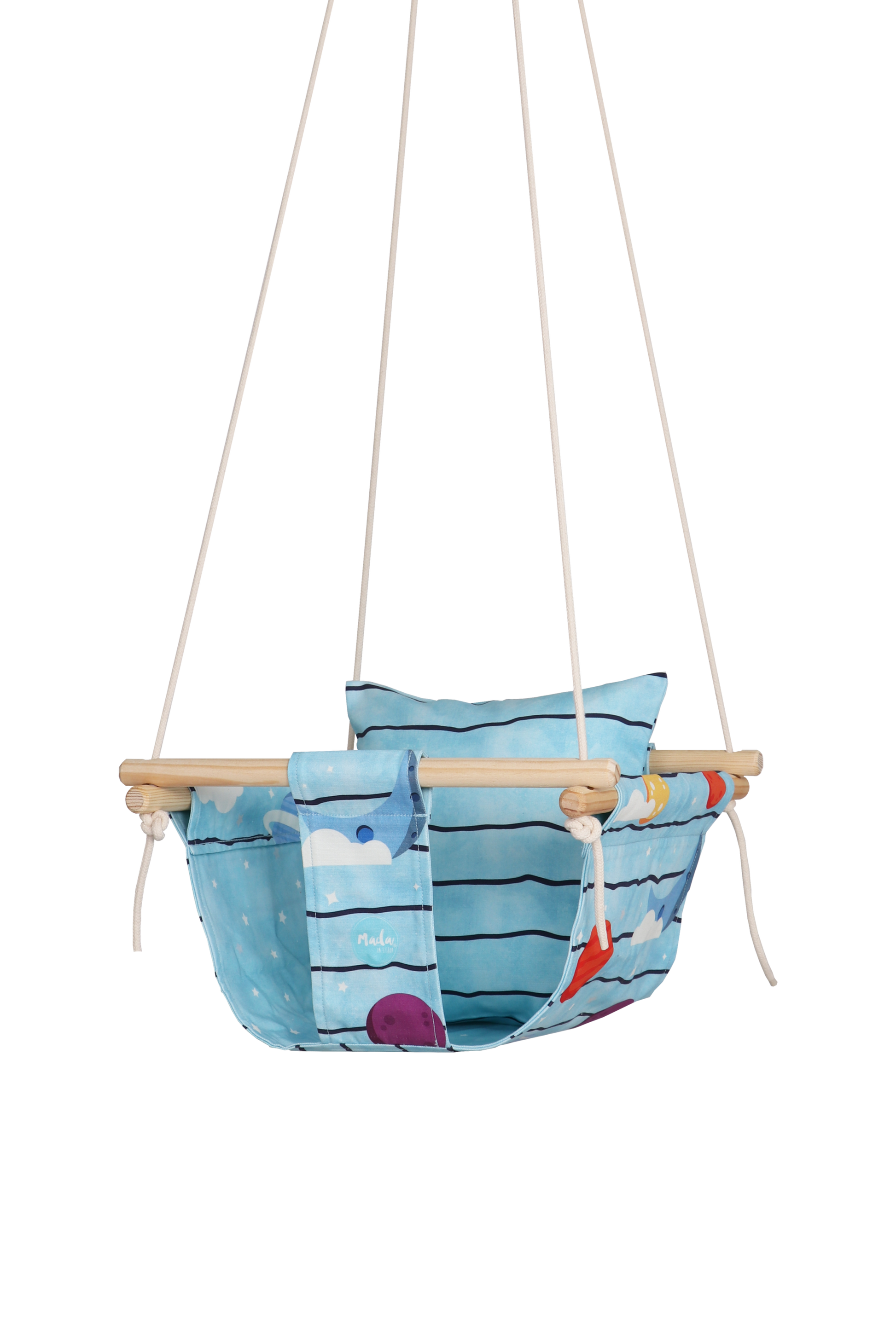 Blue Planets Baby Swing | BabySwing | Iberica - Pretty things from Portugal