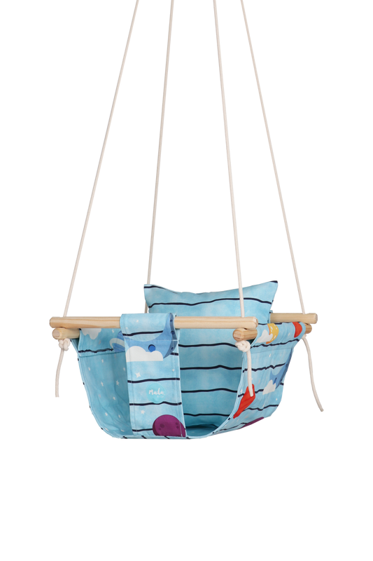 Blue Planets Baby Swing | BabySwing | Iberica - Pretty things from Portugal