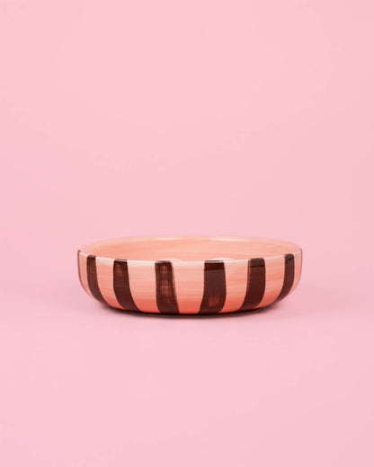 Large Pottery Grater Plate – Chocolate NEW