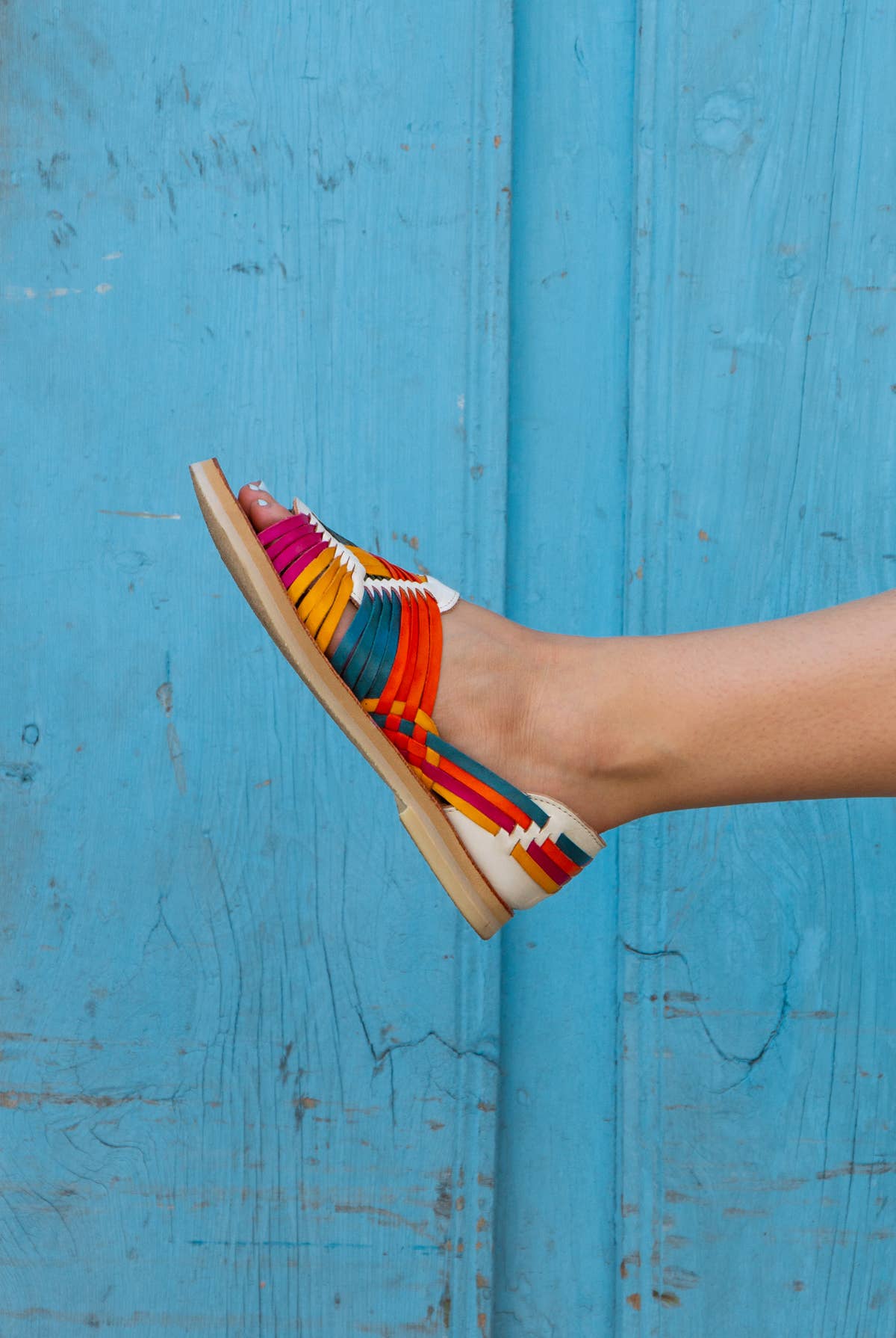 Alebrije - Brightly Coloured Huarache Sandal