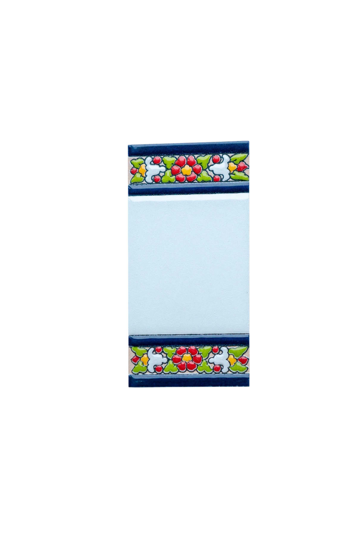 Large Floral Ceramic House Number & Letter Tile