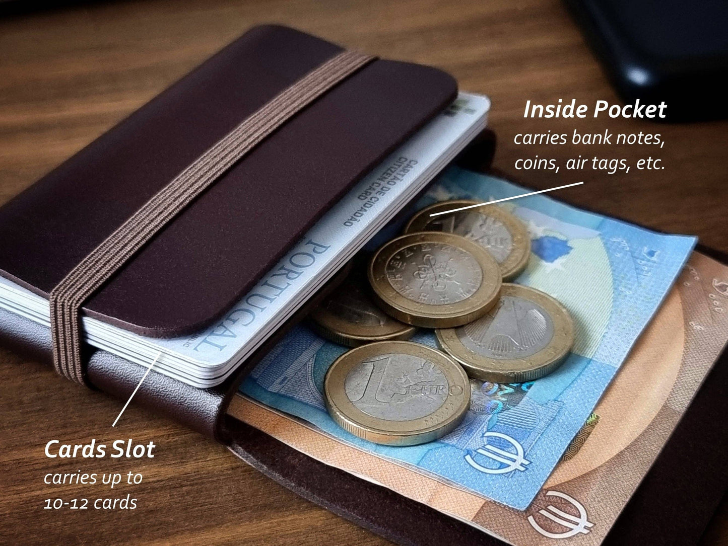 Dark Brown Leather Wallet