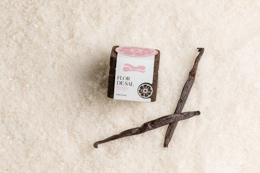 Salmarim Portuguese Fleur de Sel with Bourbon vanilla