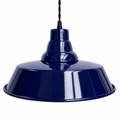 Enamelled Industrial Pendant Light