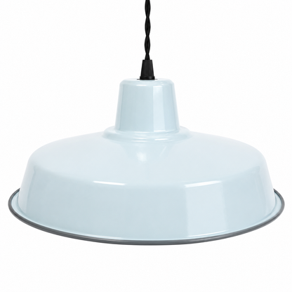 Enamelled Industrial Pendant Light