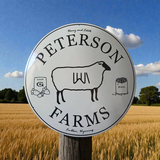 Enamelled Plaques and Signs - Round (Custom Order)