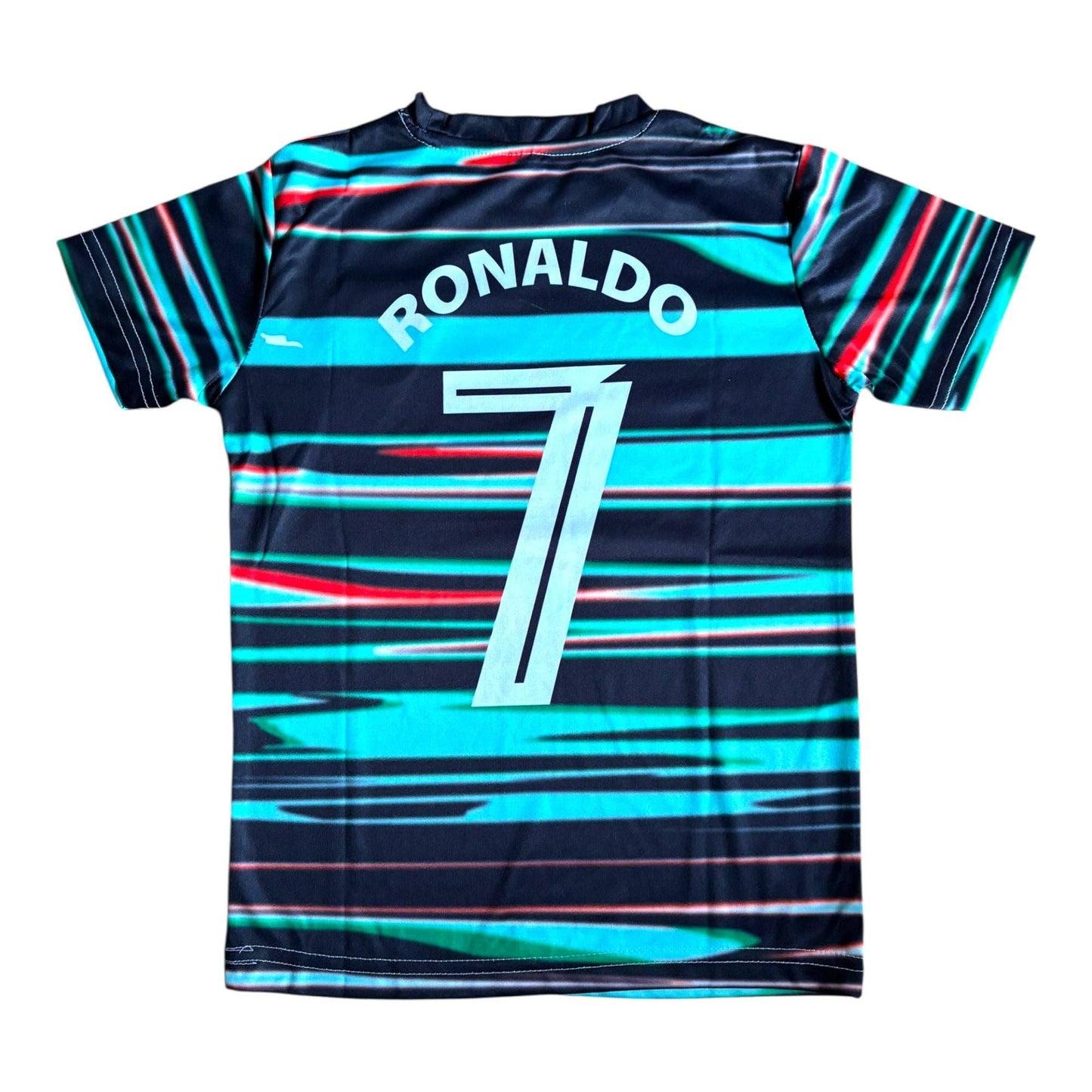 Portugal replica soccer jersey back view for youth and adults unisex football shirt