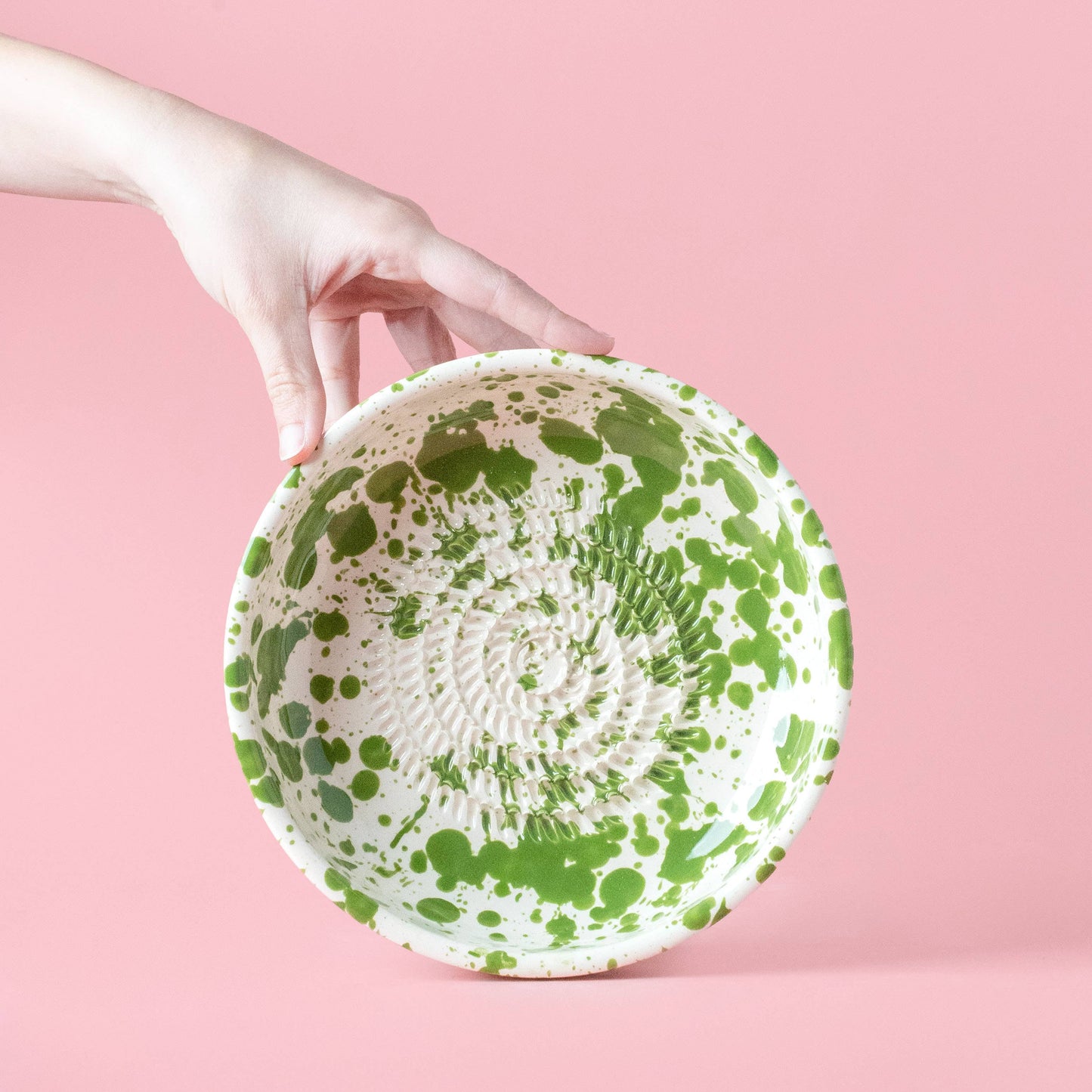 Grater Plate + Free Spoon / Moss