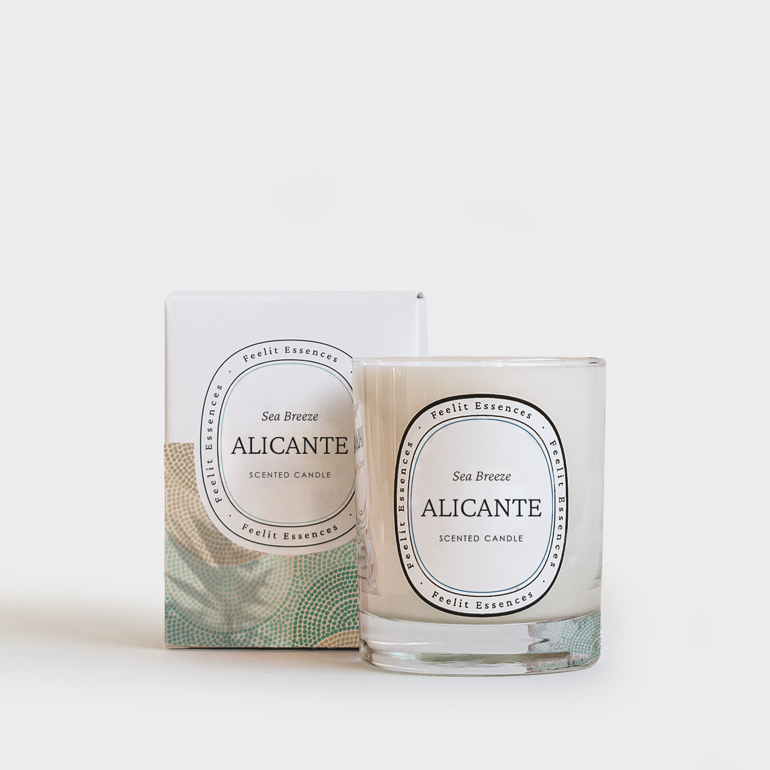 candle scented sea fresh made in Spain