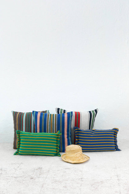 Blue Pomegranate Cushion Cover 50cmx45cm