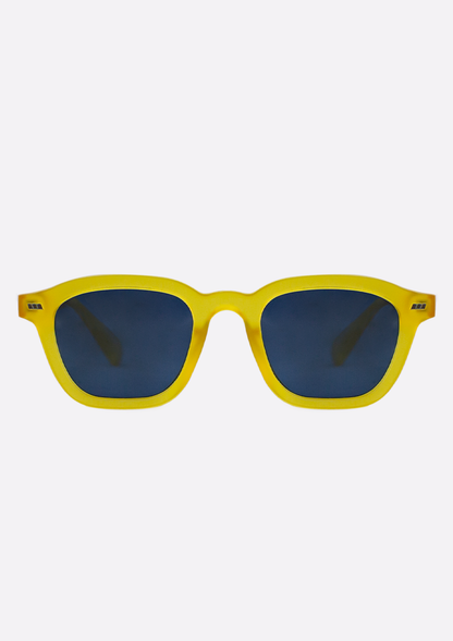 Neda Yellow Frosted Sunglasses