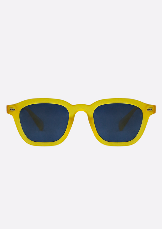 Neda Yellow Frosted Sunglasses