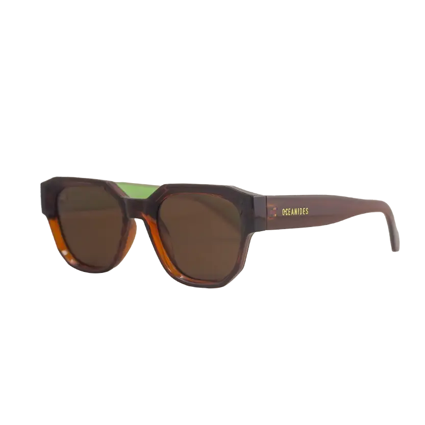 Ola Wave Brown Jelly Mint Mix Sunglasses