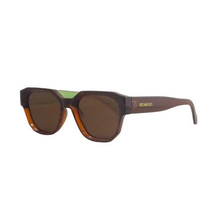 Ola Wave Brown Jelly Mint Mix Sunglasses