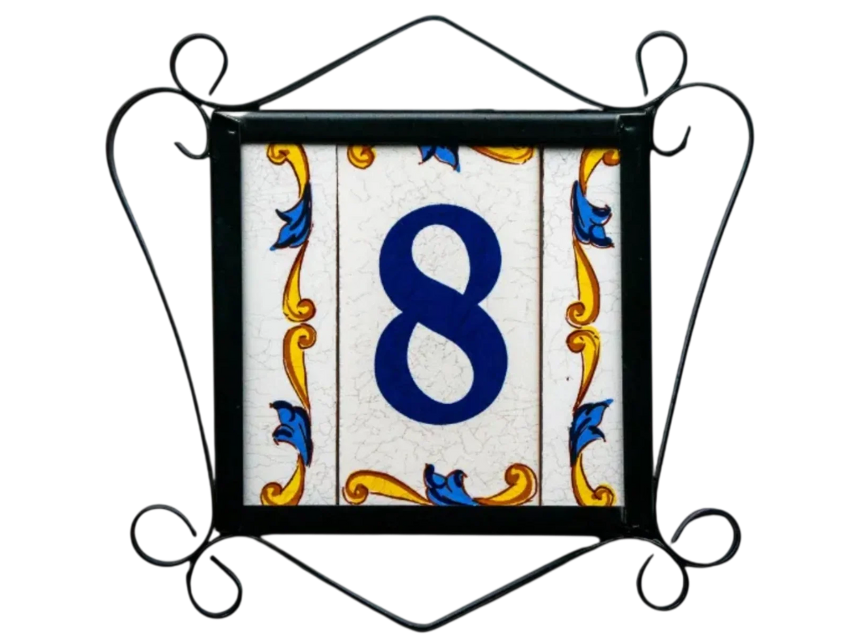 Lisa Croquets Numbers – Ceramic House Number Tiles