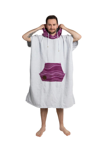 SPLASH' Ama hooded beach changing poncho