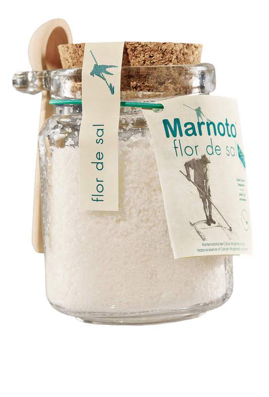Flower Salt Glass Salt Shaker 150g from Portugal